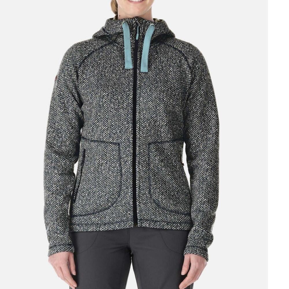 RAB Blue Amy Hoody Zip Up Sweatshirt Size XS